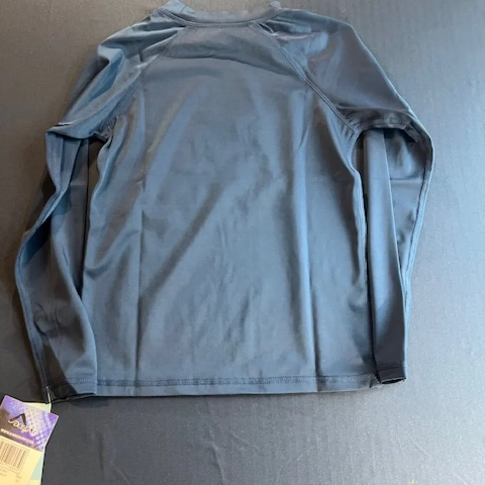 NWT Kanu Surf Girl's UPF‎ 50+ Long Sleeved Active Swim Shirt Size 10 rash guard